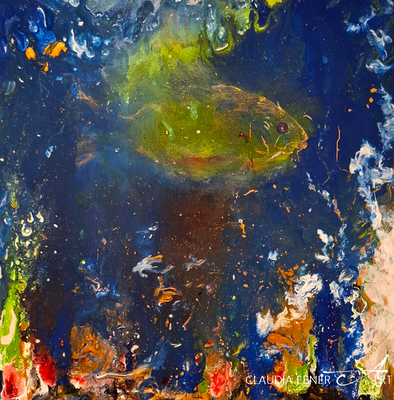 UNDERWATER BY CLAUDIA EBNER ART