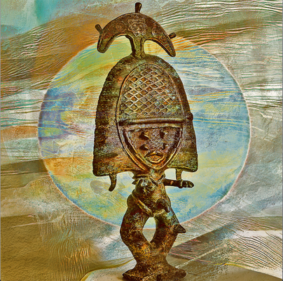 19 Arte primitivo africano.  40 x 40 cm  Precio: 620 € , con edició de 5 ejemplares, (Edición única + 50 %)