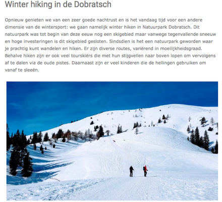 Schneeschuhwandern - Naturpark Dobratsch - Snow Republic (März 2019)