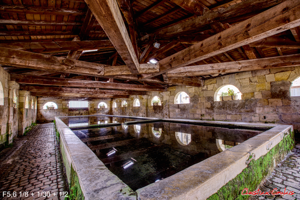 Le lavoir de Bourg-sur-Gironde (1828). Samedi 26 septembre 2020. Photographie HDR © Christian Coulais