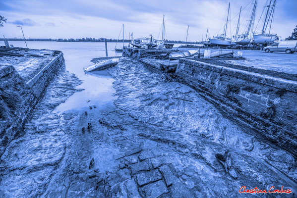Le port de Bourg-sur-Gironde, samedi 26 septembre 2020. Photographie HDR © Christian Coulais