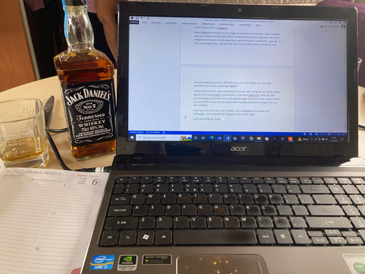 Blog schrijven is hard werken...