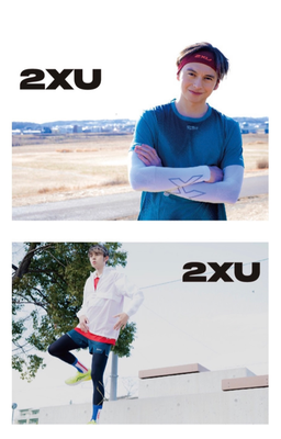 2XU web広告  (model)ハリー杉山  ヘアメイク高野雄一