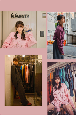 fempass(web magazine)古着女子 (model)宮下玲奈  ヘアメイク高野雄一