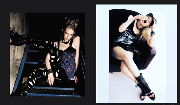 GLADNEWS Biker's easy dressing カタログ　ヘアメイク高野雄一