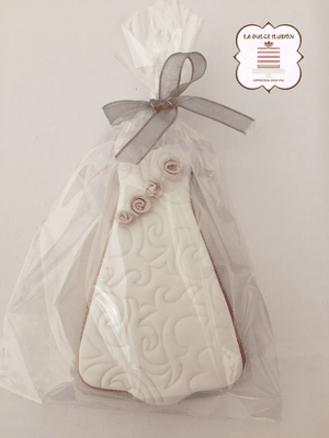 Galleta vestido comunión 2017. Galleta decorada niña para comunión 2017. Galleta chica comunión. Galletas comunión Cartagena, Murcia