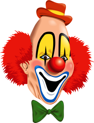 clown - divertissement - loisirs - smiley émoticône émoji cartoon clipart illustration - artémotic