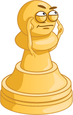 jeu d'échecs - divertissement - loisirs - smiley émoticône émoji cartoon clipart illustration - artémotic