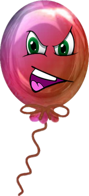 ballon de baudruche - divertissement - loisirs - smiley émoticône émoji cartoon clipart illustration - artémotic