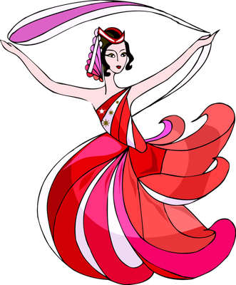 danse - divertissement - loisirs - smiley émoticône émoji cartoon clipart illustration - artémotic
