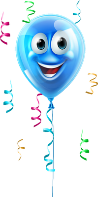 ballon de baudruche - divertissement - loisirs - smiley émoticône émoji cartoon clipart illustration - artémotic