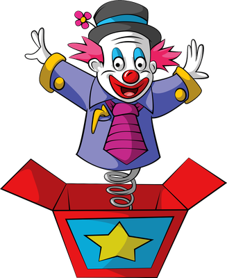 clown - divertissement - loisirs - smiley émoticône émoji cartoon clipart illustration - artémotic
