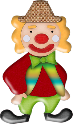 clown - divertissement - loisirs - smiley émoticône émoji cartoon clipart illustration - artémotic