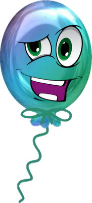 ballon de baudruche - divertissement - loisirs - smiley émoticône émoji cartoon clipart illustration - artémotic
