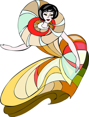 danse - divertissement - loisirs - smiley émoticône émoji cartoon clipart illustration - artémotic