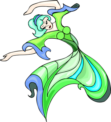 danse - divertissement - loisirs - smiley émoticône émoji cartoon clipart illustration - artémotic