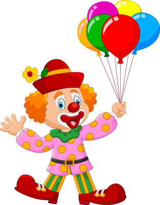 clown - divertissement - loisirs - smiley émoticône émoji cartoon clipart illustration - artémotic