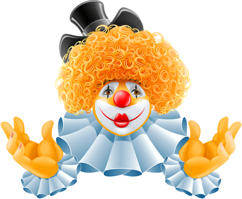 clown - divertissement - loisirs - smiley émoticône émoji cartoon clipart illustration - artémotic