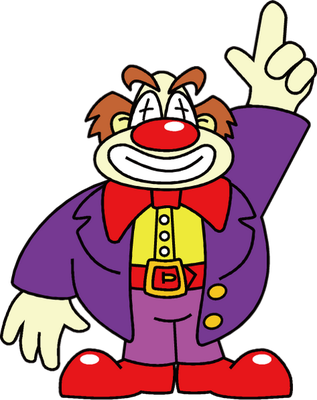 clown - divertissement - loisirs - smiley émoticône émoji cartoon clipart illustration - artémotic