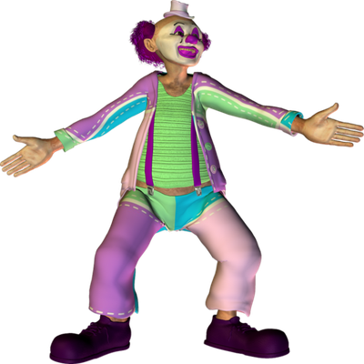 clown - divertissement - loisirs - smiley émoticône émoji cartoon clipart illustration - artémotic
