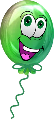 ballon de baudruche - divertissement - loisirs - smiley émoticône émoji cartoon clipart illustration - artémotic