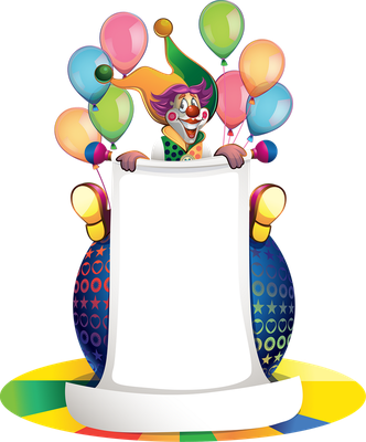 clown - divertissement - loisirs - smiley émoticône émoji cartoon clipart illustration - artémotic