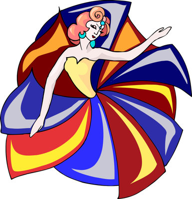 danse - divertissement - loisirs - smiley émoticône émoji cartoon clipart illustration - artémotic