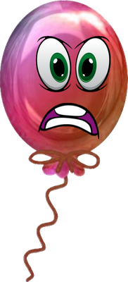 ballon de baudruche - divertissement - loisirs - smiley émoticône émoji cartoon clipart illustration - artémotic