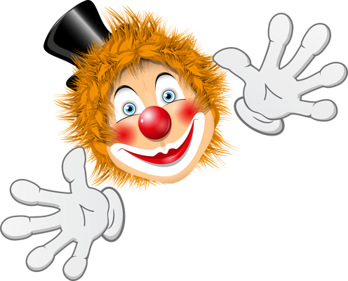 clown - divertissement - loisirs - smiley émoticône émoji cartoon clipart illustration - artémotic