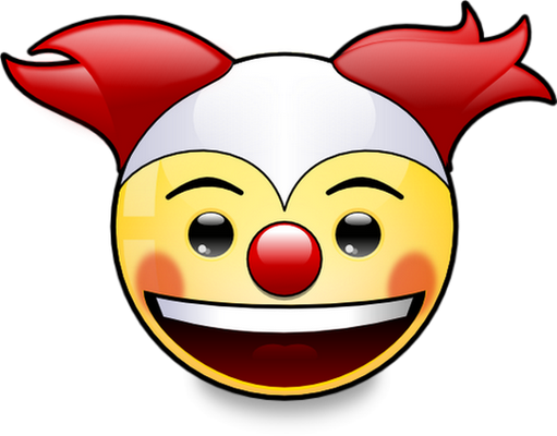 clown - divertissement - loisirs - smiley émoticône émoji cartoon clipart illustration - artémotic