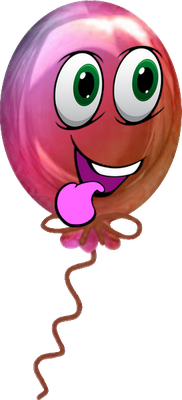 ballon de baudruche - divertissement - loisirs - smiley émoticône émoji cartoon clipart illustration - artémotic