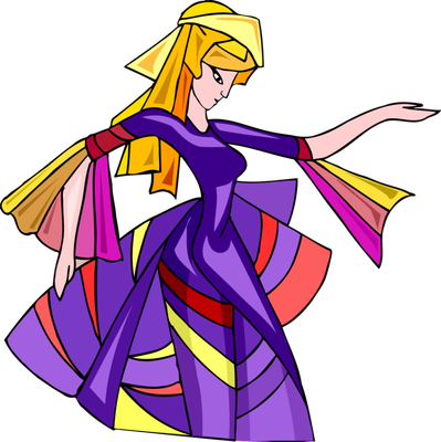 danse - divertissement - loisirs - smiley émoticône émoji cartoon clipart illustration - artémotic