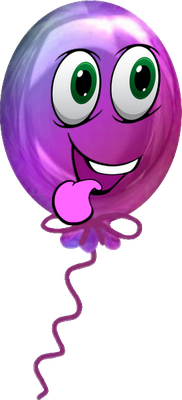 ballon de baudruche - divertissement - loisirs - smiley émoticône émoji cartoon clipart illustration - artémotic