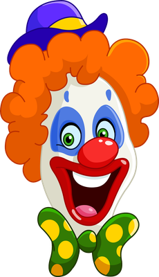 clown - divertissement - loisirs - smiley émoticône émoji cartoon clipart illustration - artémotic