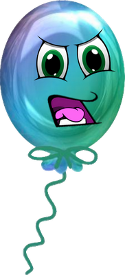 ballon de baudruche - divertissement - loisirs - smiley émoticône émoji cartoon clipart illustration - artémotic