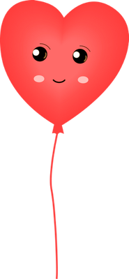 ballon de baudruche - divertissement - loisirs - smiley émoticône émoji cartoon clipart illustration - artémotic