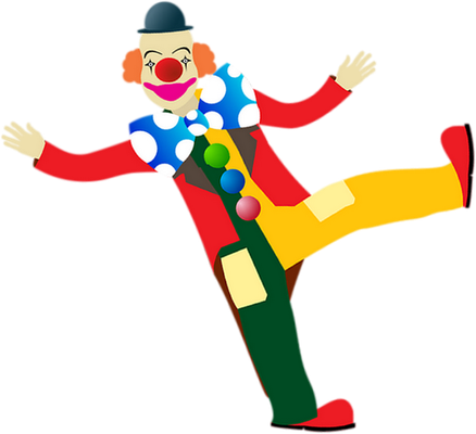 clown - divertissement - loisirs - smiley émoticône émoji cartoon clipart illustration - artémotic