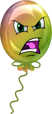 ballon de baudruche - divertissement - loisirs - smiley émoticône émoji cartoon clipart illustration - artémotic
