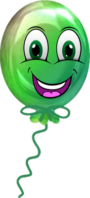 ballon de baudruche - divertissement - loisirs - smiley émoticône émoji cartoon clipart illustration - artémotic