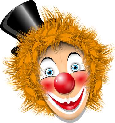 clown - divertissement - loisirs - smiley émoticône émoji cartoon clipart illustration - artémotic