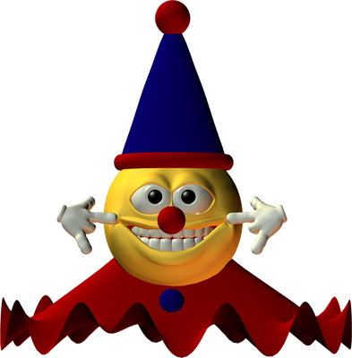 clown - divertissement - loisirs - smiley émoticône émoji cartoon clipart illustration - artémotic