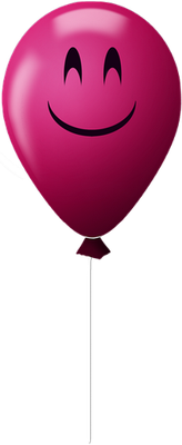 ballon de baudruche - divertissement - loisirs - smiley émoticône émoji cartoon clipart illustration - artémotic