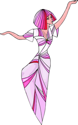 danse - divertissement - loisirs - smiley émoticône émoji cartoon clipart illustration - artémotic