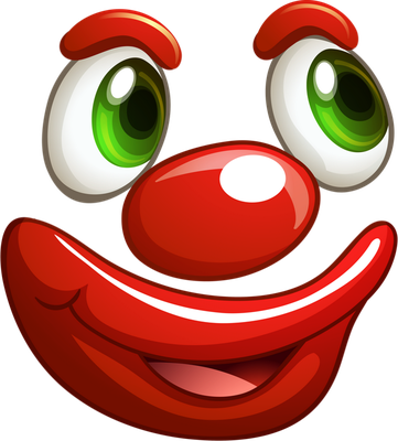 clown - divertissement - loisirs - smiley émoticône émoji cartoon clipart illustration - artémotic