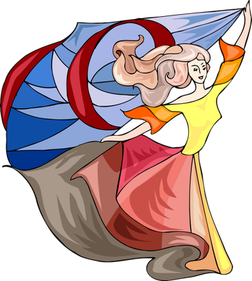 danse - divertissement - loisirs - smiley émoticône émoji cartoon clipart illustration - artémotic