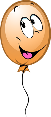 ballon de baudruche - divertissement - loisirs - smiley émoticône émoji cartoon clipart illustration - artémotic