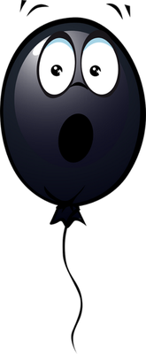 ballon de baudruche - divertissement - loisirs - smiley émoticône émoji cartoon clipart illustration - artémotic