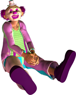 clown - divertissement - loisirs - smiley émoticône émoji cartoon clipart illustration - artémotic