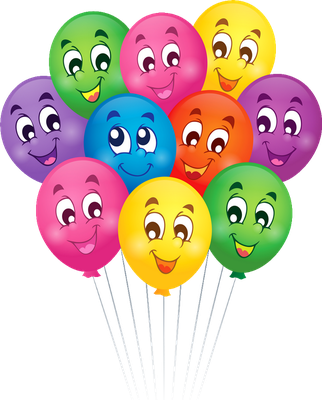 ballon de baudruche - divertissement - loisirs - smiley émoticône émoji cartoon clipart illustration - artémotic