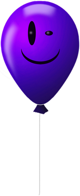 ballon de baudruche - divertissement - loisirs - smiley émoticône émoji cartoon clipart illustration - artémotic